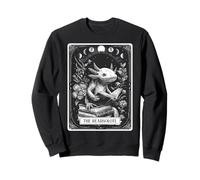 The Readsolotl Axolotl Bookworm Book Reader Tarot Card Sweatshirt
