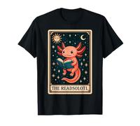 The Readsolotl Axolotl Bookworm Book Reader Tarot Card T-Shirt
