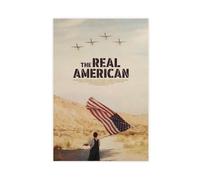 The Real American Movie Poster Canvas Poster Bedroom Decor Landscape Office Room Decor Gift 20x30inch(50x75cm)