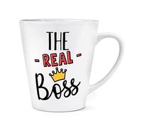 The Real Boss 12oz Latte Mug Cup