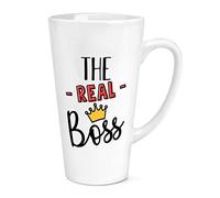 The Real Boss 17oz Large Latte Mug Cup