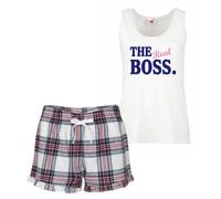 The Real Boss Pyjama Set 60 SECOND MAKEOVER Pink XL