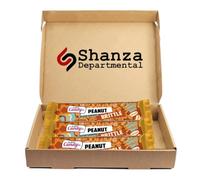 The Real Candy Co. Assorted Fudgee, Nougaat & Peanut Britle Bars - Rum & Raisin Fudge, Vanilla Fudge, Chocolate Mint Nougat & Salted Caramel Peanut Brittle (3 Bars, Salted Caramel Peanut Brittle)