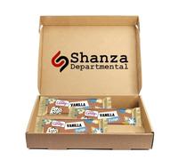 The Real Candy Co. Assorted Fudgee, Nougaat & Peanut Britle Bars - Rum & Raisin Fudge, Vanilla Fudge, Chocolate Mint Nougat & Salted Caramel Peanut Brittle (3 Bars, Vanilla Fudge)