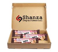 The Real Candy Co. Assorted Fudgee & Nougt Bars 130g Each - Clotted Cream Fudgee, Fudge Ice, Bubblegum Nougat & Triple Nougaat - Sweet Treats for Kids & Adults (3 Bars, Triple Nougat)
