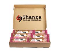 The Real Candy Co. Assorted Fudgee & Nougt Bars 130g Each - Clotted Cream Fudgee, Fudge Ice, Bubblegum Nougat & Triple Nougaat - Sweet Treats for Kids & Adults (6 Bars, Fudge Ice)