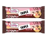 The Real Candy Co. Triple Nougat Bars 130g (2x Bars)