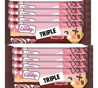 The Real Candy Co. Triple Nougat Bars 130g (8x Bars)