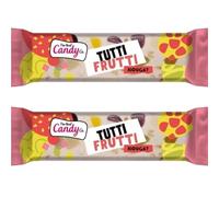The Real Candy Co. Tutti Frutti Nougat Bar 130g (2x Bars)