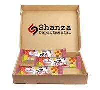 The Real Candy Co. Tutti Frutti Nougat Candy Bar | Soft & Chewy Fruity Nougat with Mixed Fruit Pieces | Sweet Snack Treat 130g - Pack of 3