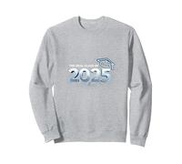 The Real Class of 2025: Future Graduate Celebration Sweatshirt, Adult Unisex, Heather Grey, S