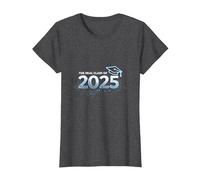 The Real Class of 2025: Future Graduate Celebration T-Shirt, Women, Dark Heather Grey, S