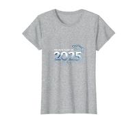 The Real Class of 2025: Future Graduate Celebration T-Shirt, Women, Heather Grey, S