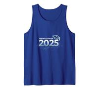 The Real Class of 2025: Future Graduate Celebration Tank Top, Men, Royal Blue, L