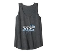 The Real Class of 2025: Future Graduate Celebration Tank Top, Women, Dark Heather Grey, S