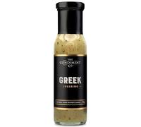 The Real Condiment Company Greek Dressing 240g Bottle, Olive Oil, Citrus and Herbs for Mediterranean Flavour Salads, British Made, Vegan and Gluten Free
