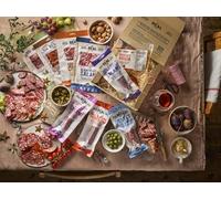 The Real Cure Christmas Charcuterie Hamper - Charcuterie Gift Set, Foodie Gifts for Couples with 9 Award-Winning British Cured Meats, Party-Ready Gourmet Christmas Hamper