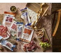 The Real Cure: Valentine's Letterbox Charcuterie Hamper - Valentine's Gifts for Men, Award-Winning British Cured Meat Hamper with Salami & Coppa, Romantic Foodie Gift Box