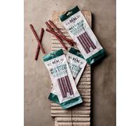 The Real Cure Wild Venison Salami Sticks - High Protein, Low Carb Keto Meat Snacks - 3 x 5 Stick Packs (21g Protein) - Award Winning British Charcuterie