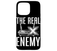 The Real Enemy Lag Funny Gamer Gaming Video Games Humor Case for iPhone 15 Pro Max
