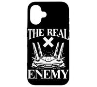 The Real Enemy Lag Funny Gamer Gaming Video Games Humor Case for iPhone 16