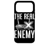 The Real Enemy Lag Funny Gamer Gaming Video Games Humor Case for iPhone 17 Pro Max