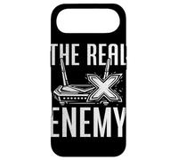 The Real Enemy Lag Funny Gamer Gaming Video Games Humor Case for iPhone Air