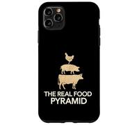 The Real Food Pyramid Funny BBQ Meat Lover Carnivore Case for iPhone 11 Pro Max