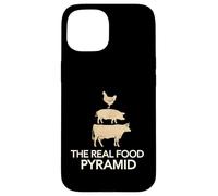 The Real Food Pyramid Funny BBQ Meat Lover Carnivore Case for iPhone 15