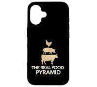 The Real Food Pyramid Funny BBQ Meat Lover Carnivore Case for iPhone 16