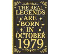 The Real Legends Are Born In october 1979: 42th Birthday, 42 Years Old, Anniversary Present, notebook gift ideas for old man or women