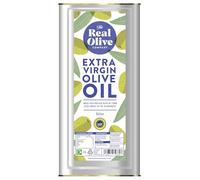 The Real Olive Co Extra Virgin Olive Oil 5L | Greek Koroneiki Single-Origin EVOO | First Cold Pressed, High Polyphenols | Premium Mediterranea, Smooth, Fruity & Peppery for Cooking, Salads & Dipping