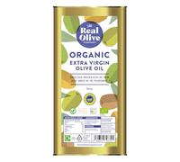 The Real Olive Co - Organic Greek Extra Virgin Olive Oil 3L | Koroneiki Single-Origin | High Polyphenols | Cold Pressed |