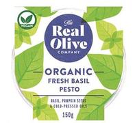 The Real Olive Company Organic Fresh Basil Pesto 150g