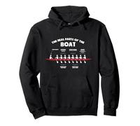 The Real Parts of the Boat Rowing Pullover Hoodie