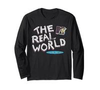 The Real World 1992 Distressed MTV Logo Vintage TV Long Sleeve T-Shirt
