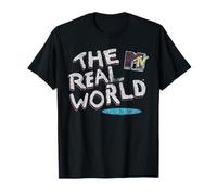 The Real World 1992 Distressed MTV Logo Vintage TV T-Shirt