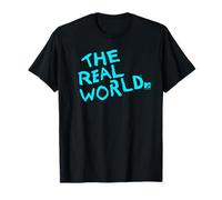 The Real World Light Blue Show Logo Vintage Reality TV T-Shirt
