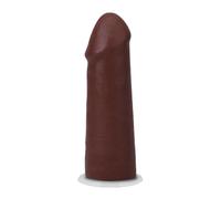 The Realistic Cock - With Removable Vac-U-Lock Suction Cup - ULTRASKYN - 5" - Chocolate