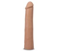The Realistic Cock - With Removable Vac-U-Lock Suction Cup - ULTRASKYN - 9" - Caramel
