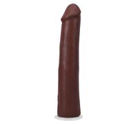 The Realistic Cock - With Removable Vac-U-Lock Suction Cup - ULTRASKYN - 9" - Chocolate