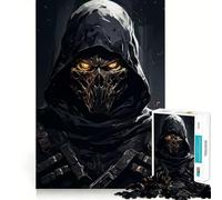 The Reaper Assassin 1000 Piece Jigsaw Puzzle for Teenagers Smart Game Relaxed Mind Pattern Assembly Santa Wish List (38x26cm)