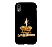 The Reason For The Season Christmas Manger Case for iPhone XR
