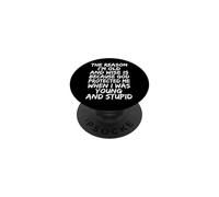 The Reason I'm Old And Wise Is Because God Protected Me PopSockets Adhesive PopGrip
