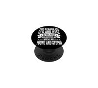 The Reason I'm Old And Wise Is Because God Protected Me PopSockets Adhesive PopGrip