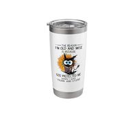 The Reason I'm Old and Wise is Because God Protected me Stainless Steel Insulated Tumbler