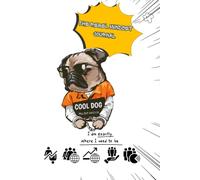 The Rebel Mindset Journal: Cool Dog Blank Lined Notebook for Writing and Goal Tracking: 6x9 Inch Paperback Diary, 100 College Ruled Pages, Funny Mugshot Pug Comic Cover for Motivation and Daily Notes