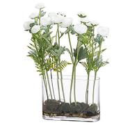 The Recipe Ranunculus Arrangment In Glass Pot