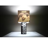 The Record's Ticking Handmade Suede Lamp + Album Cover Shade
