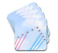 The Red Arrows in Formation Set of 4 Coasters